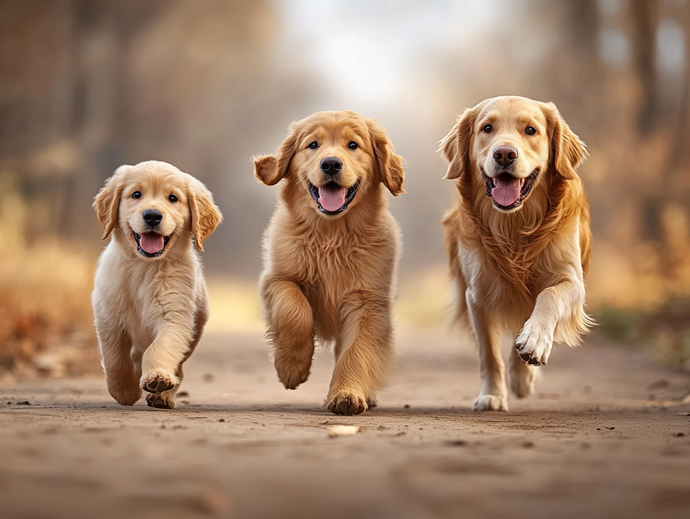 Hund in verschiedenen Lebensphasen – mit entoVITAL optimal versorgt