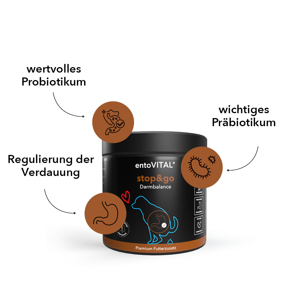 entoVITAL DOG stop&go - integratore alimentare