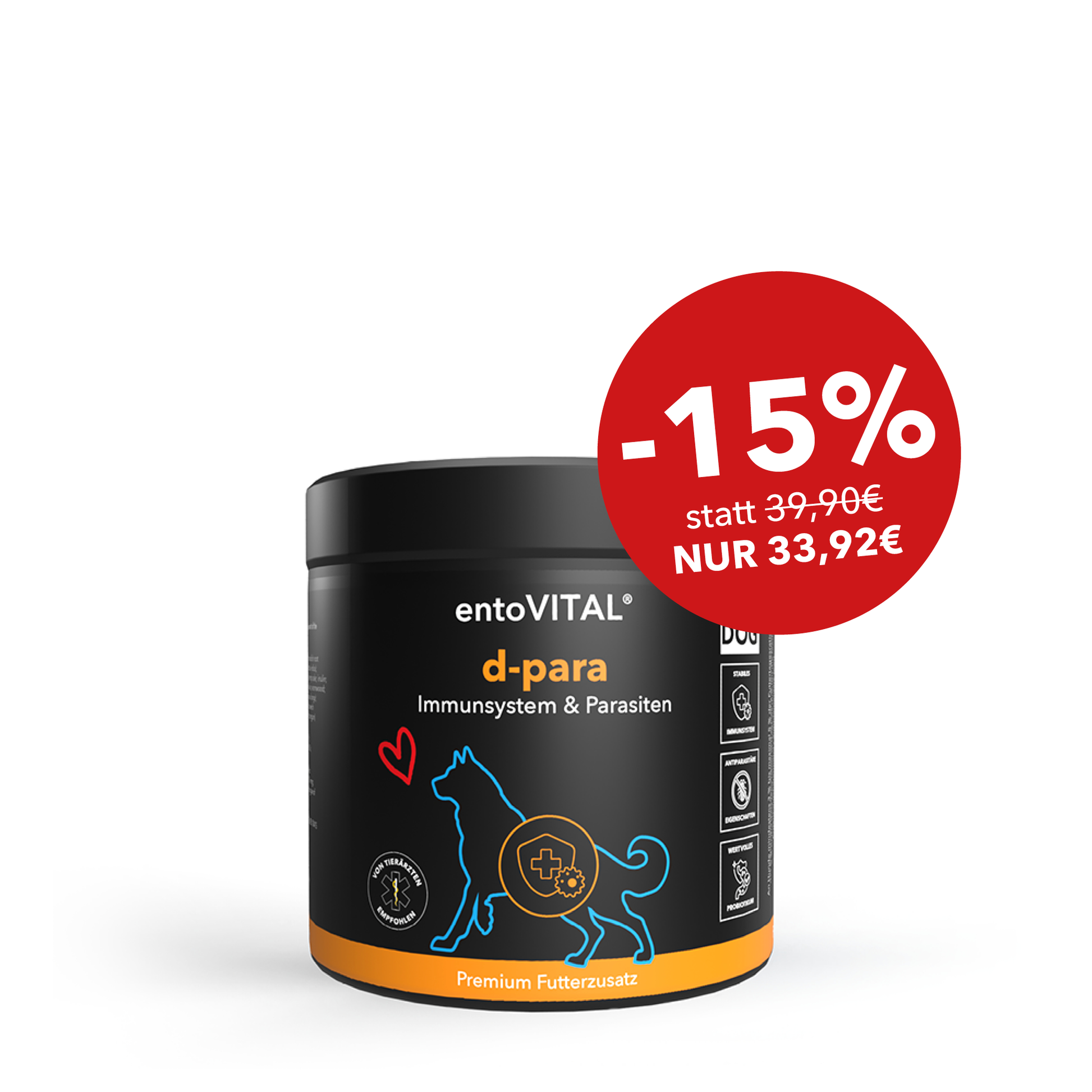 entoVITAL DOG d-para - dietary supplement