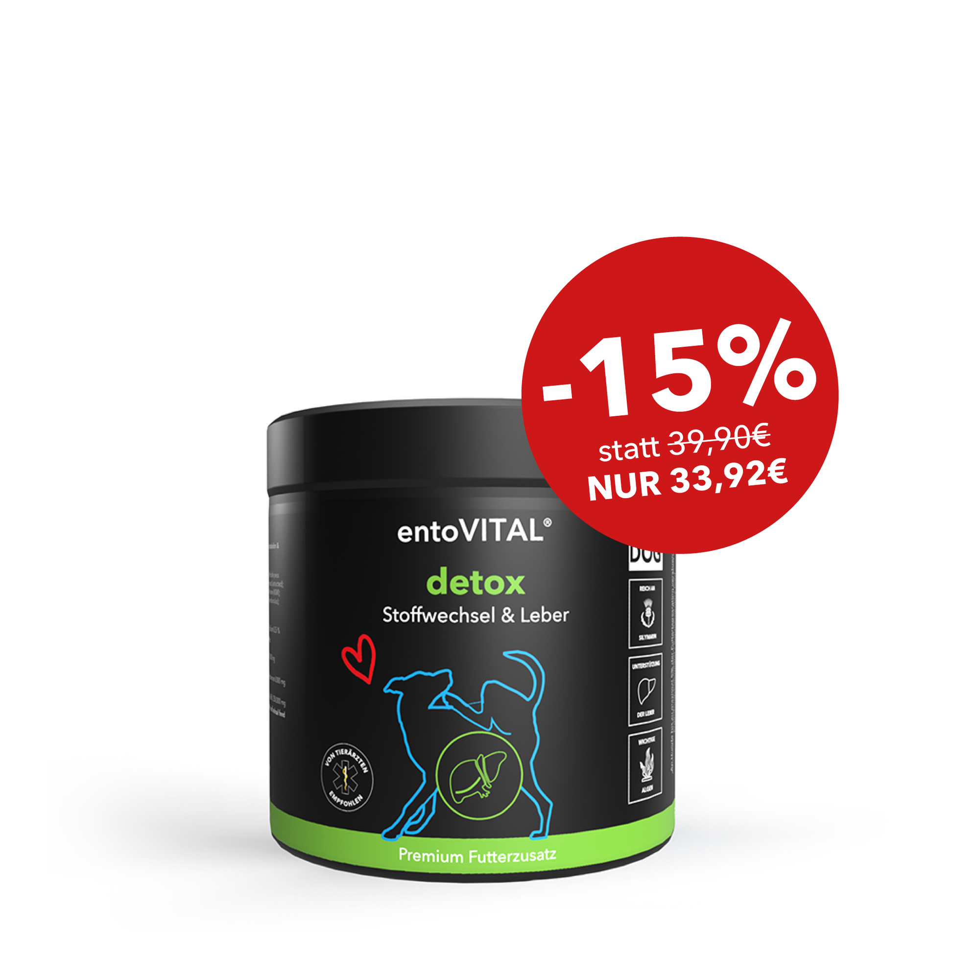 entoVITAL DOG ​​detox - dietary supplement