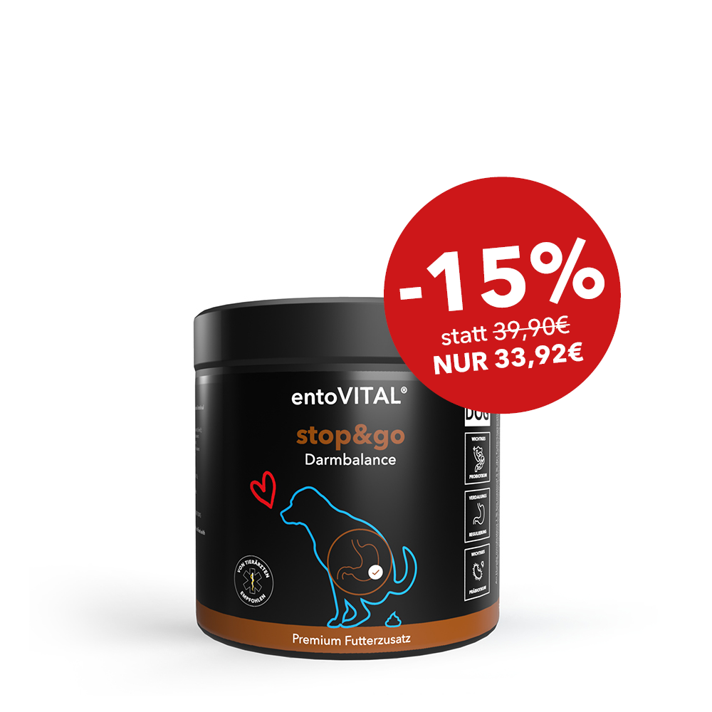 entoVITAL DOG ​​stop&amp;go - integratore alimentare