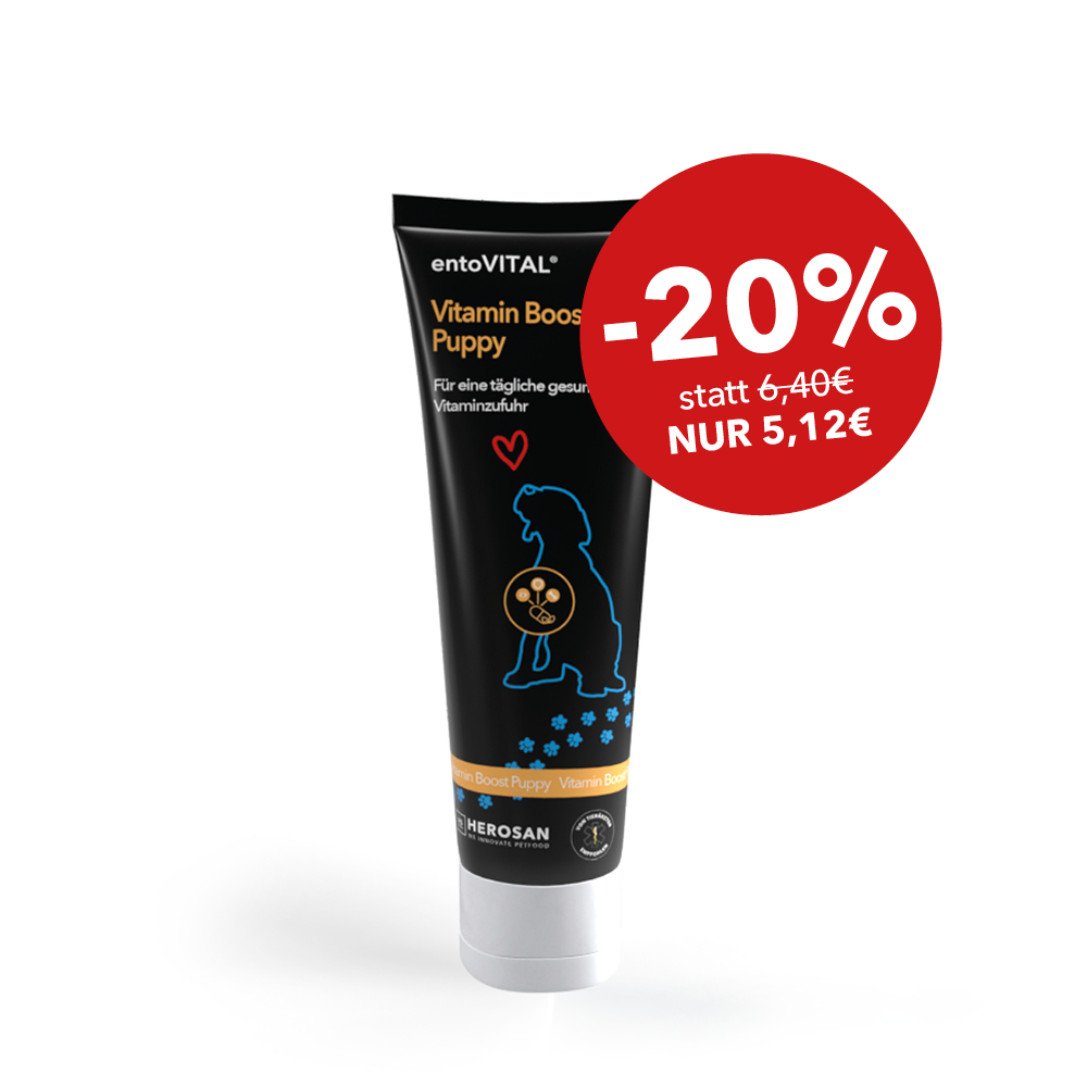 20% Rabatt: entoVITAL DOG vitamin boost PUPPY
