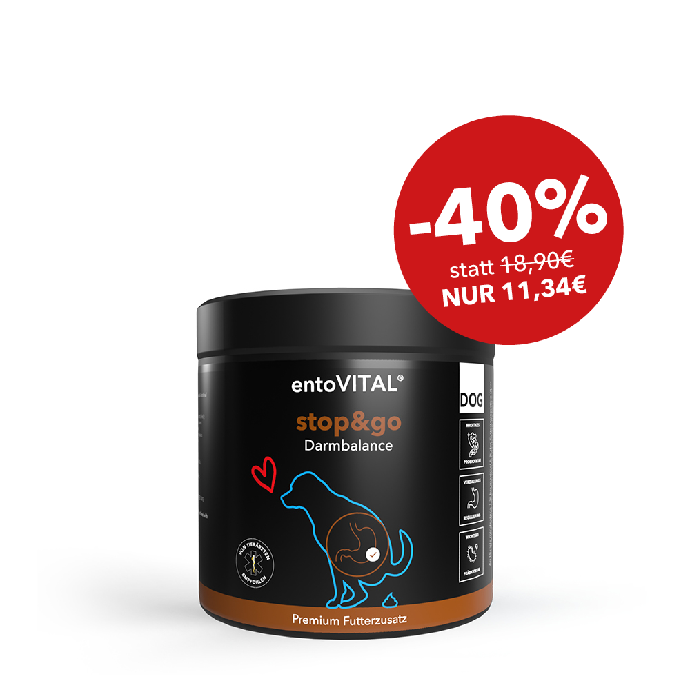 entoVITAL DOG ​​stop&amp;go - integratore alimentare