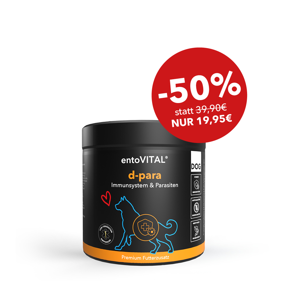 entoVITAL DOG ​​d-para - integratore alimentare