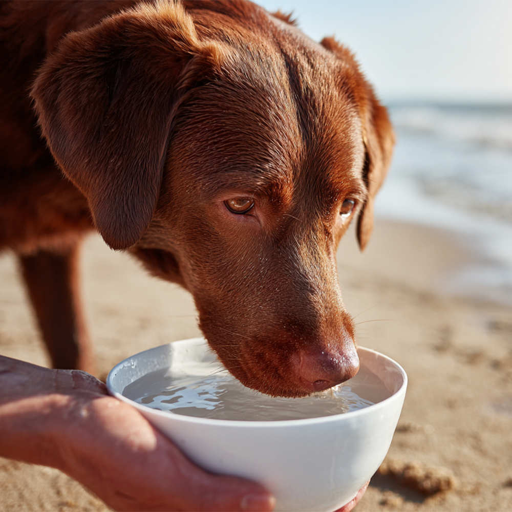 1. Immer frisches Wasser dabei haben
