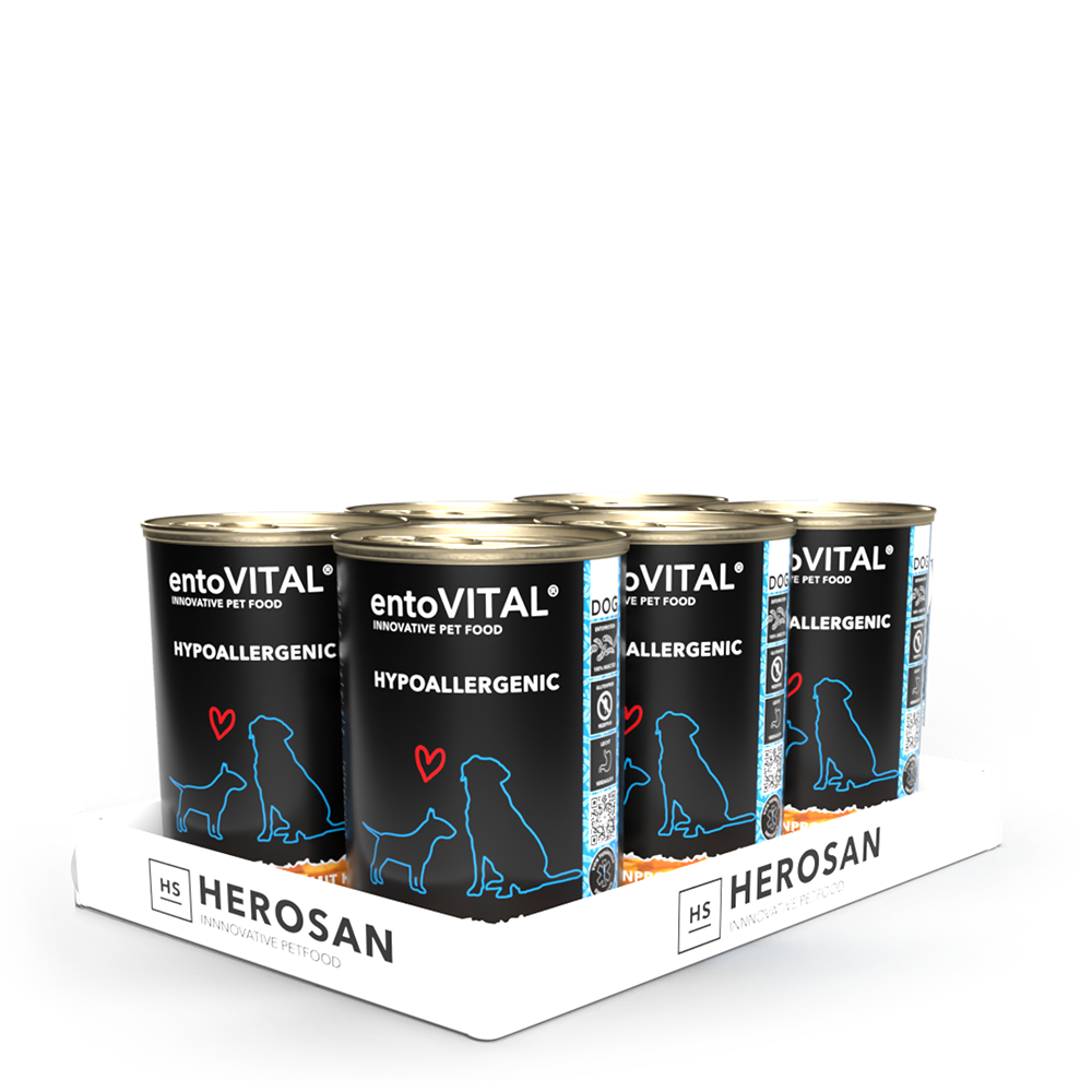 entoVITAL DOG HYPOALLERGENIC Nassfutter