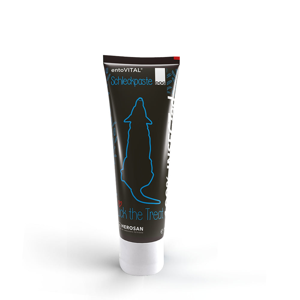 Foto Tube: Schleckpaste für Hunde aus Insekten