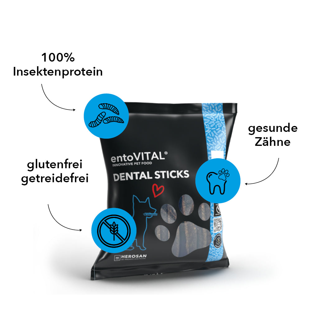 entoVITAL DOG Dental Sticks