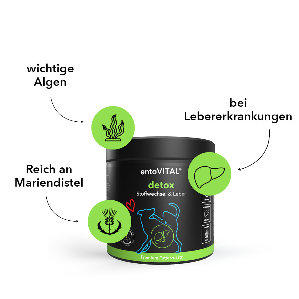 entoVITAL DOG detox - dietary supplement