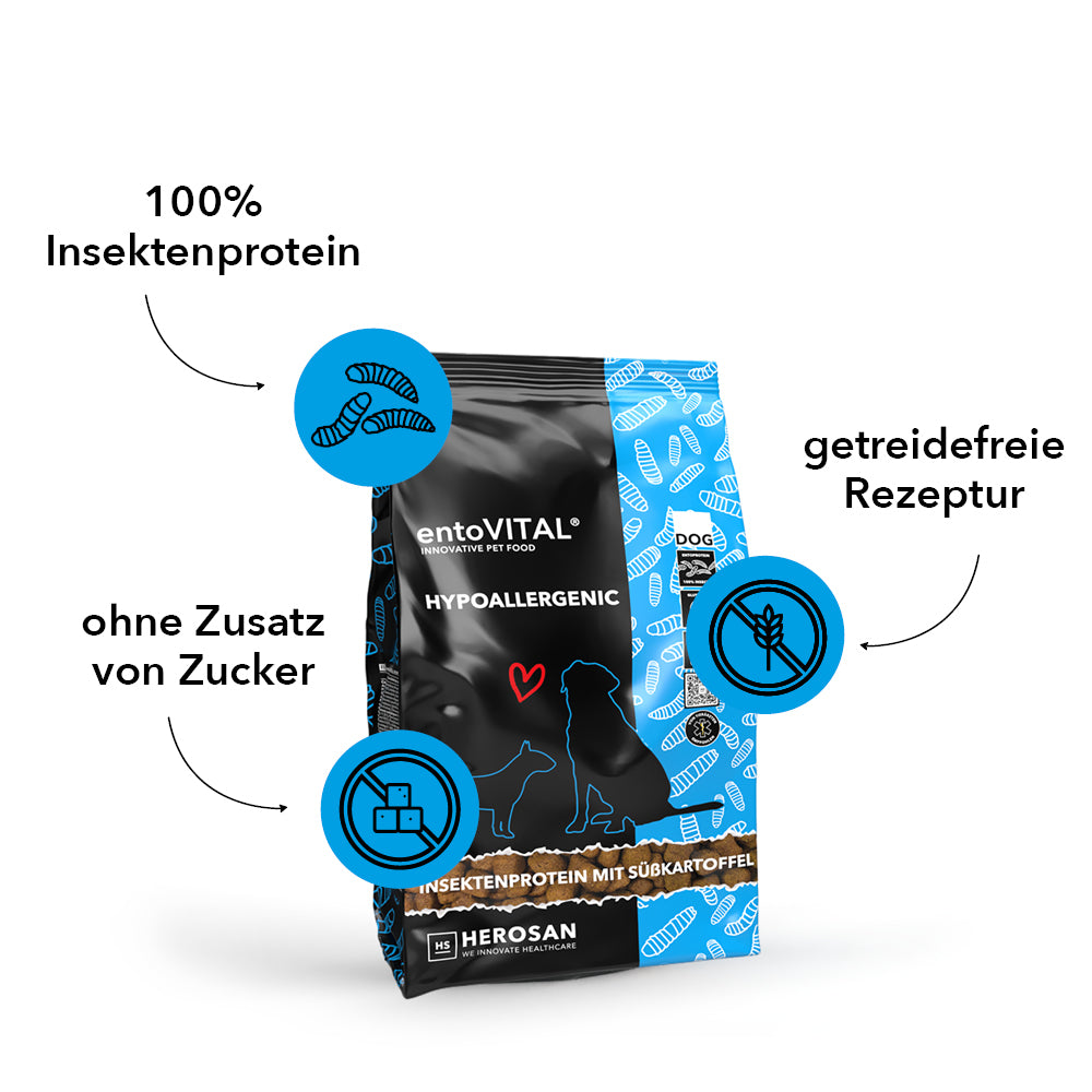 entoVITAL DOG ​​HYPOALLERGENIC 