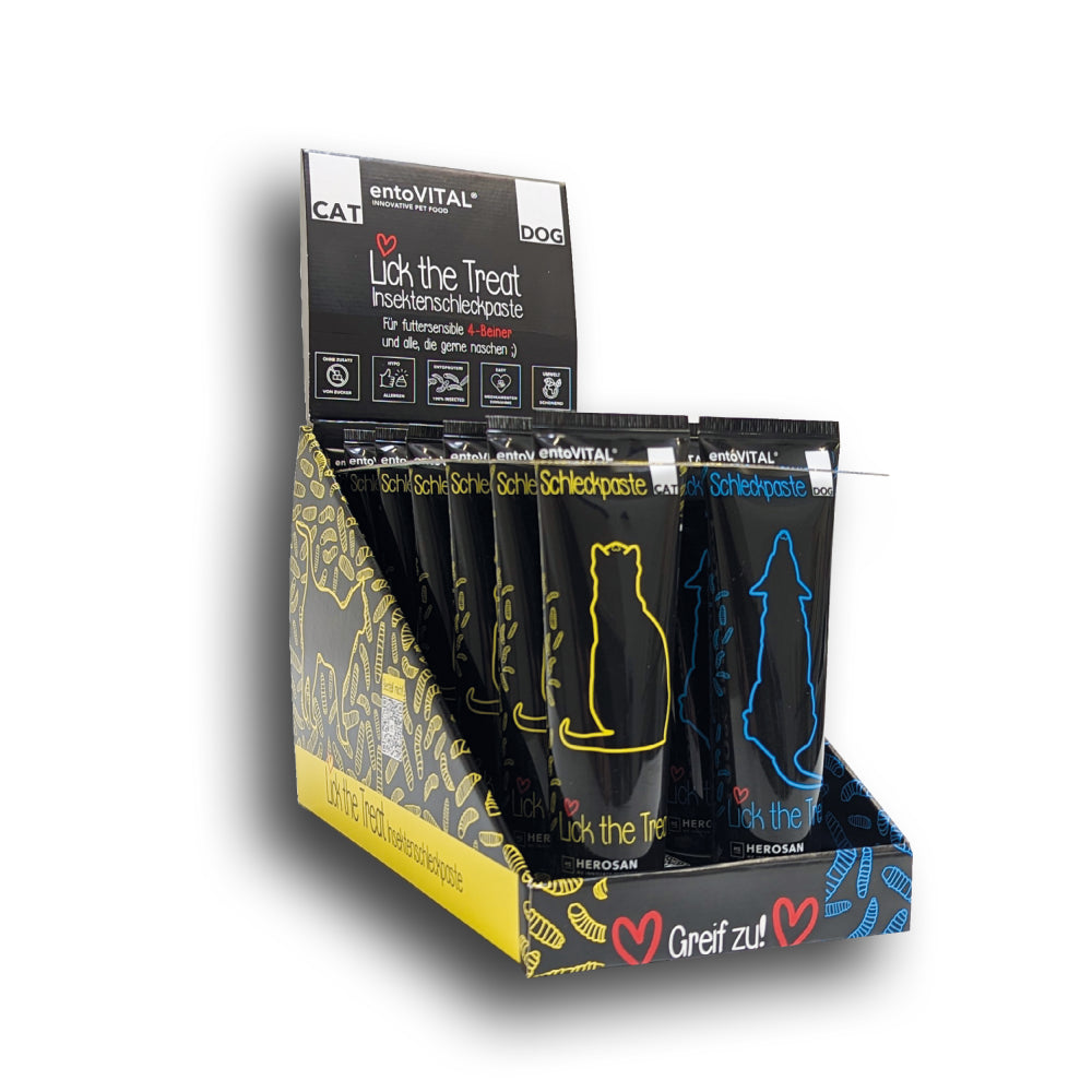 entoVITAL Schleckpasten espositore